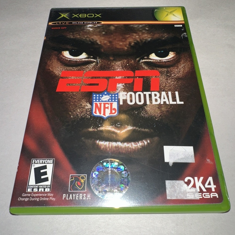 ESPN NFL Football (Original Xbox, 2003) CIB Complete W/ Manual Near Mint Disc